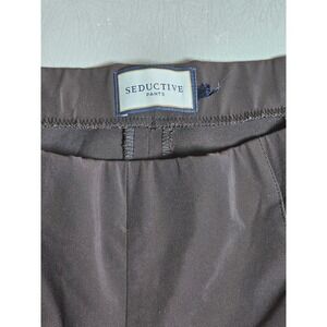 Seductive Pants Sabrina Dark Brown Pull On Straight Leg Trousers Size US‎ 12